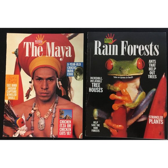 Kids Discover Magazine Lot of 6 Space Deserts The Maya Rain Forest Roman Empire - Picture 4 of 7